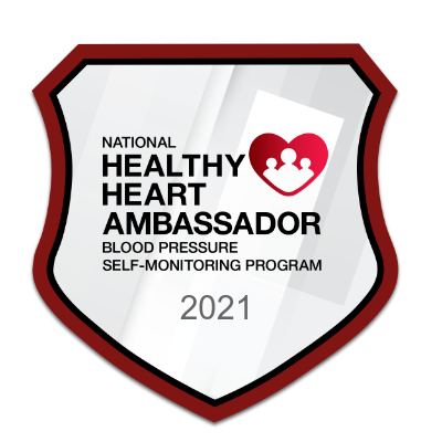 National Healthy Heart Ambassador Blood Pressure Self-Monitoring Program 2021